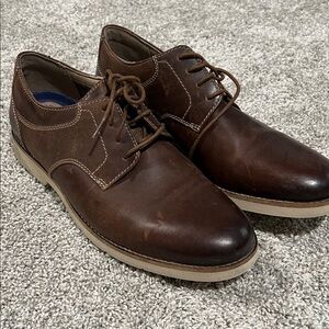 Bostonian Brown Leather Men's Dress Shoes